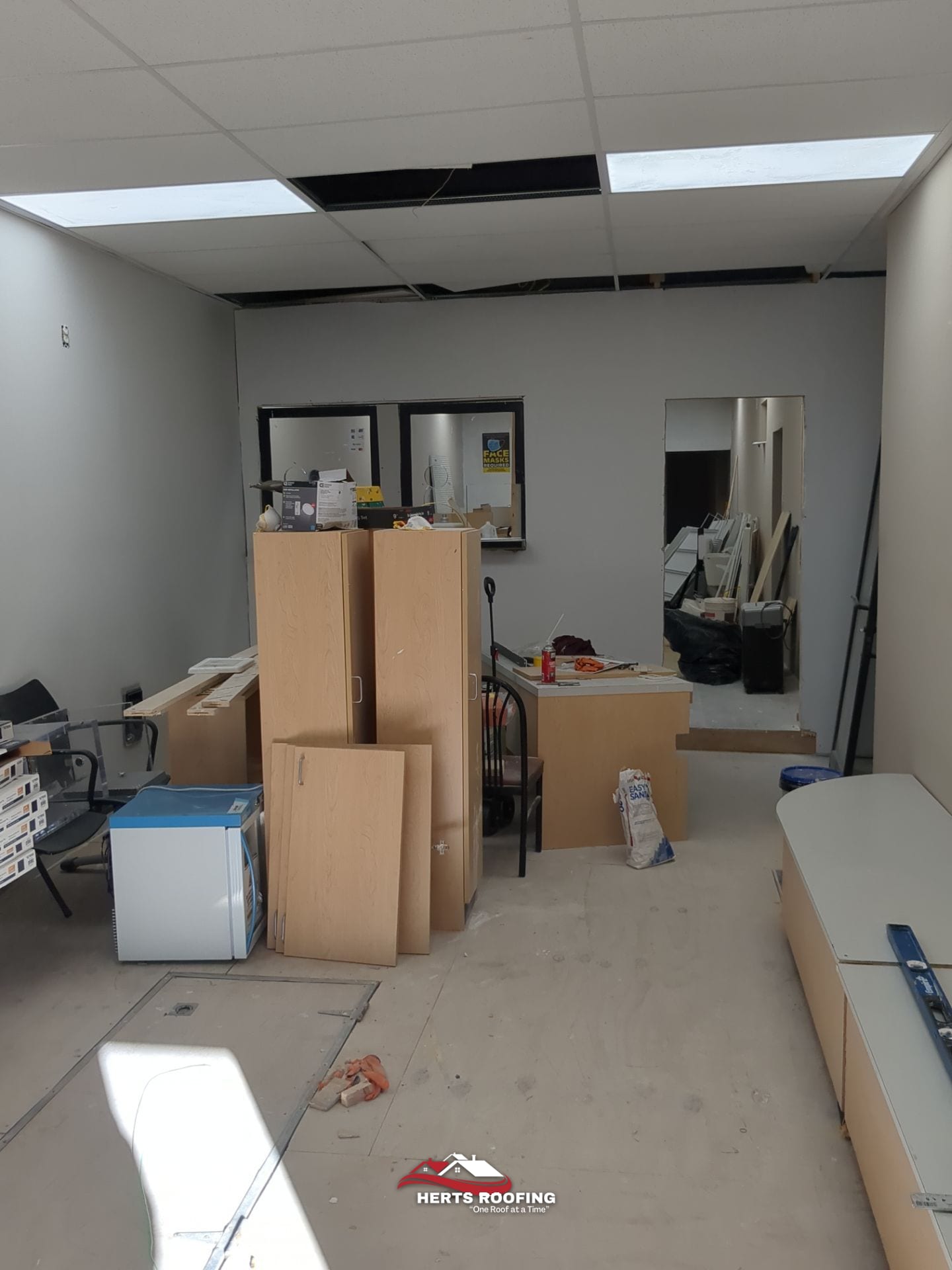 Pharmacy Remodel in Philadelphia, PA — during photo