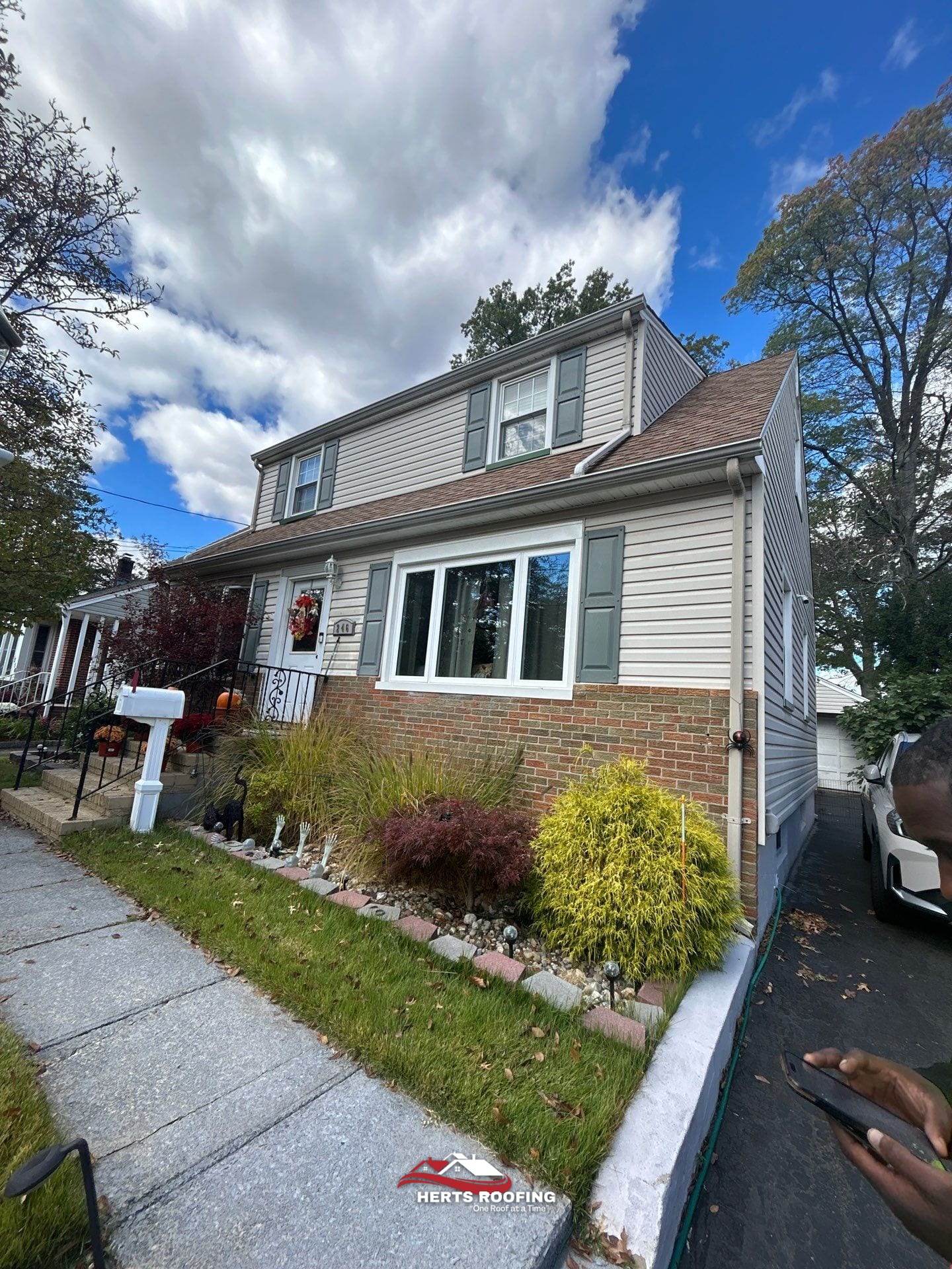Complete Roof Replacement in Garwood, NJ — during photo