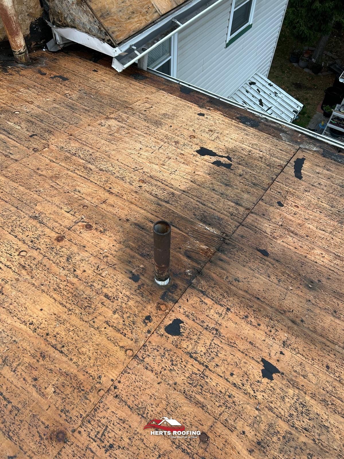 Complete Roof Replacement in Garwood, NJ — during photo