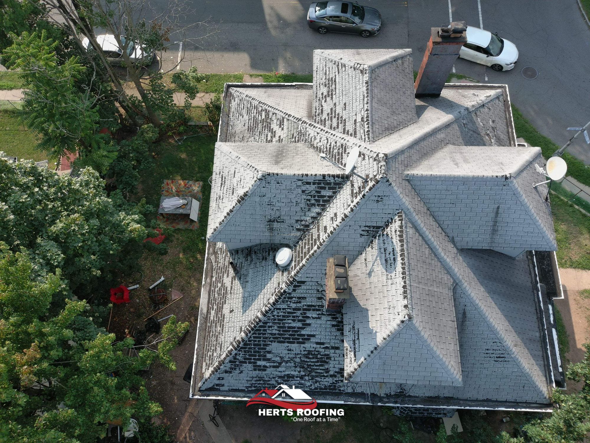 Roof Replacement in East Orange by Herts — during photo