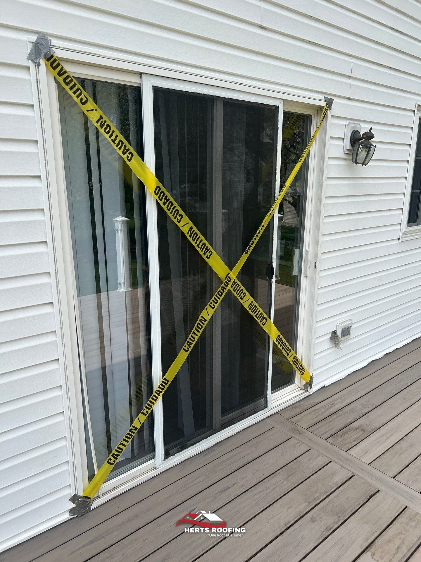 Deck Build in Allentown, PA — during photo