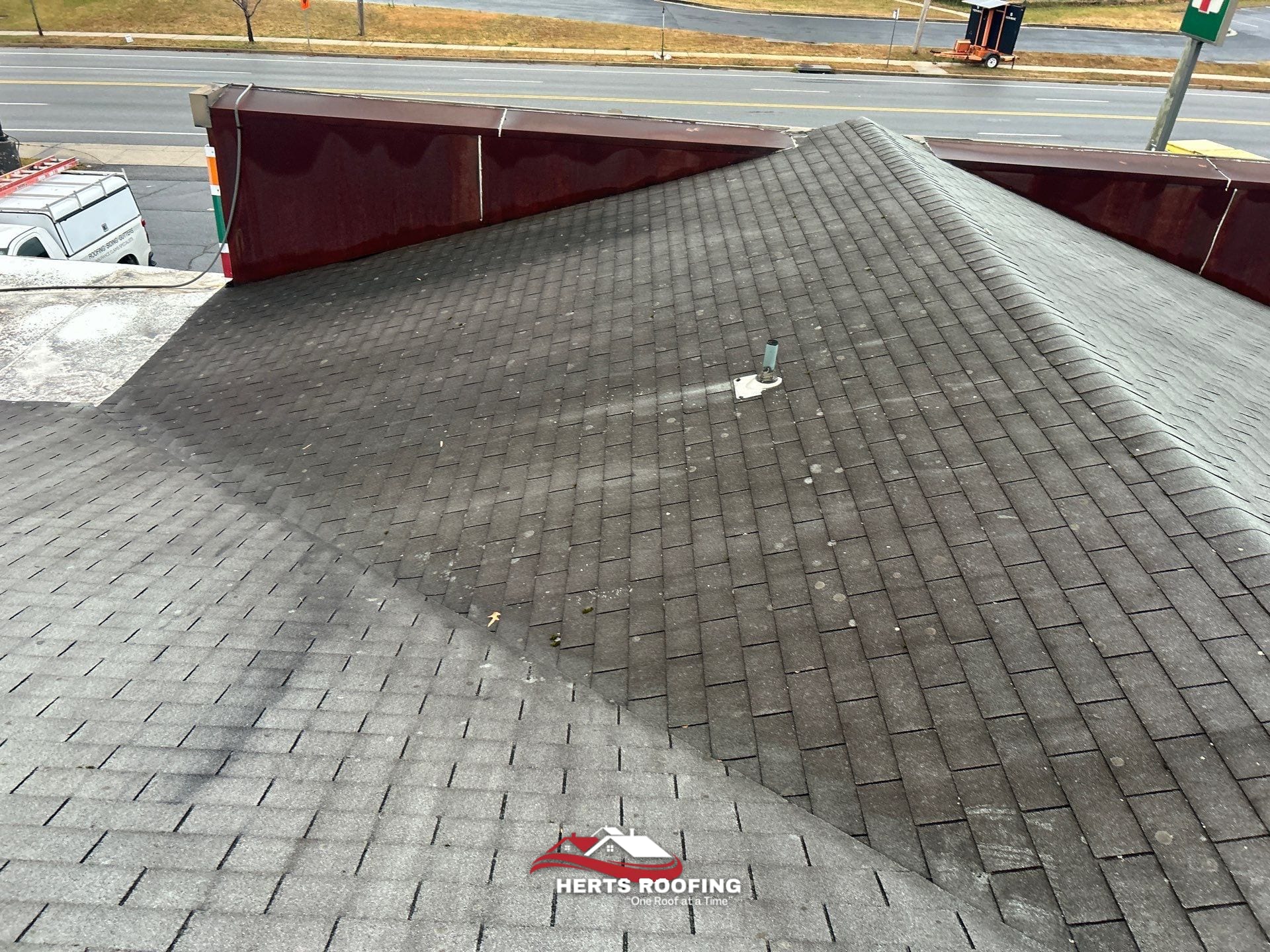 Roof Replacement in Clinton, MD — during photo