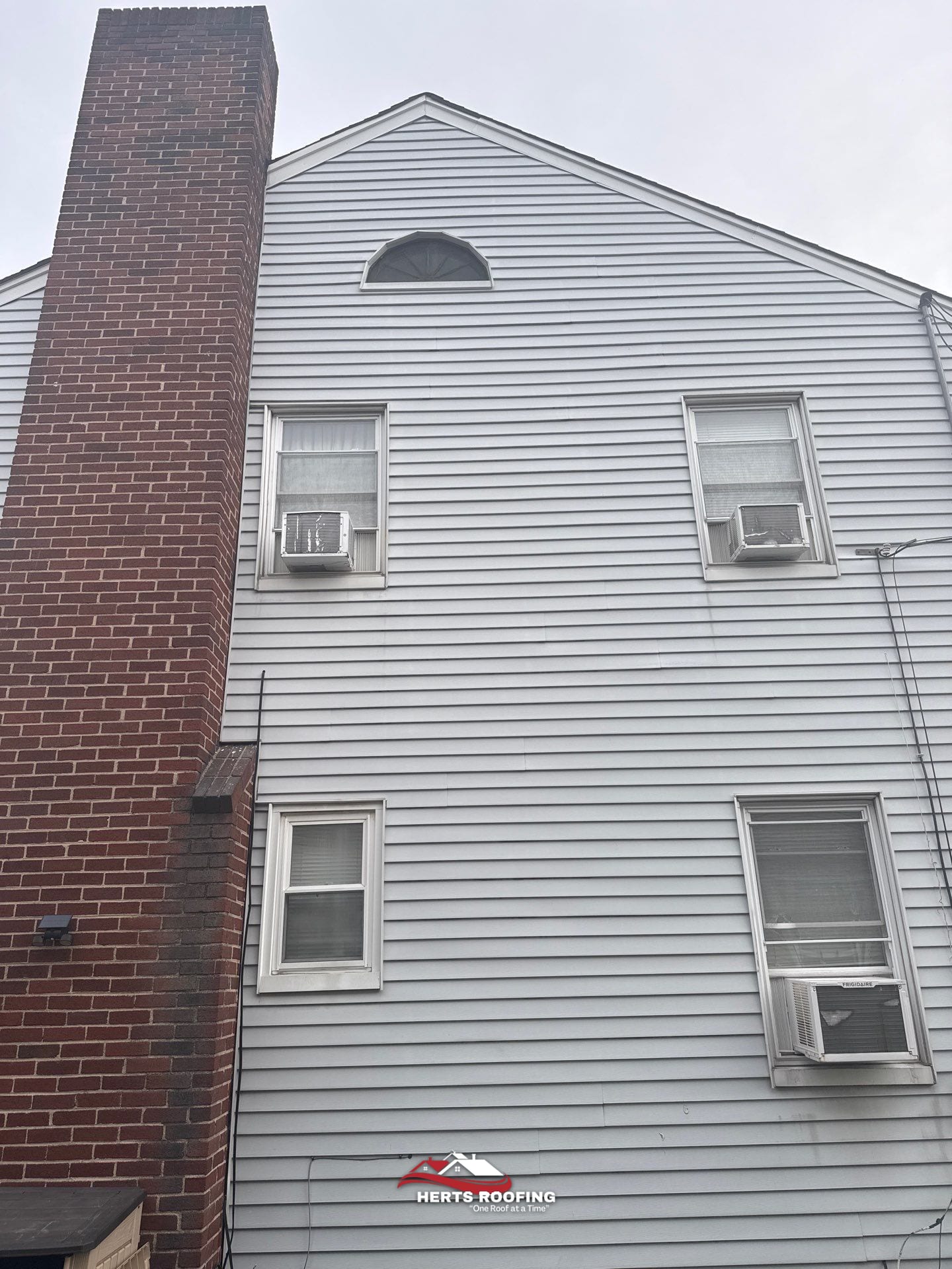 Siding Replacement Project in East Orange — during photo